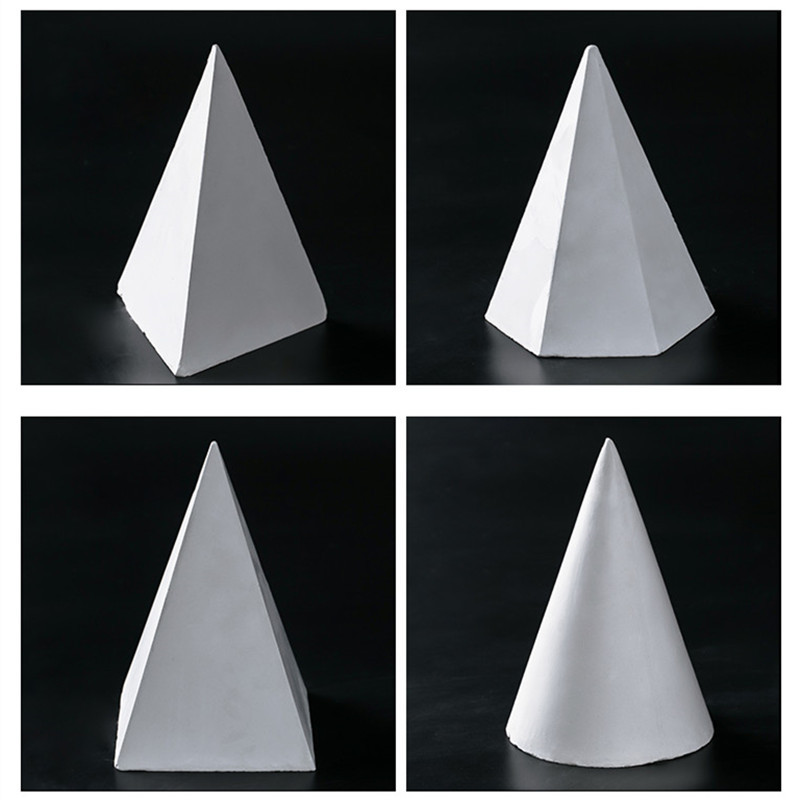 石膏几何体石膏像石膏头像写生教具一石膏教具美术静物素描