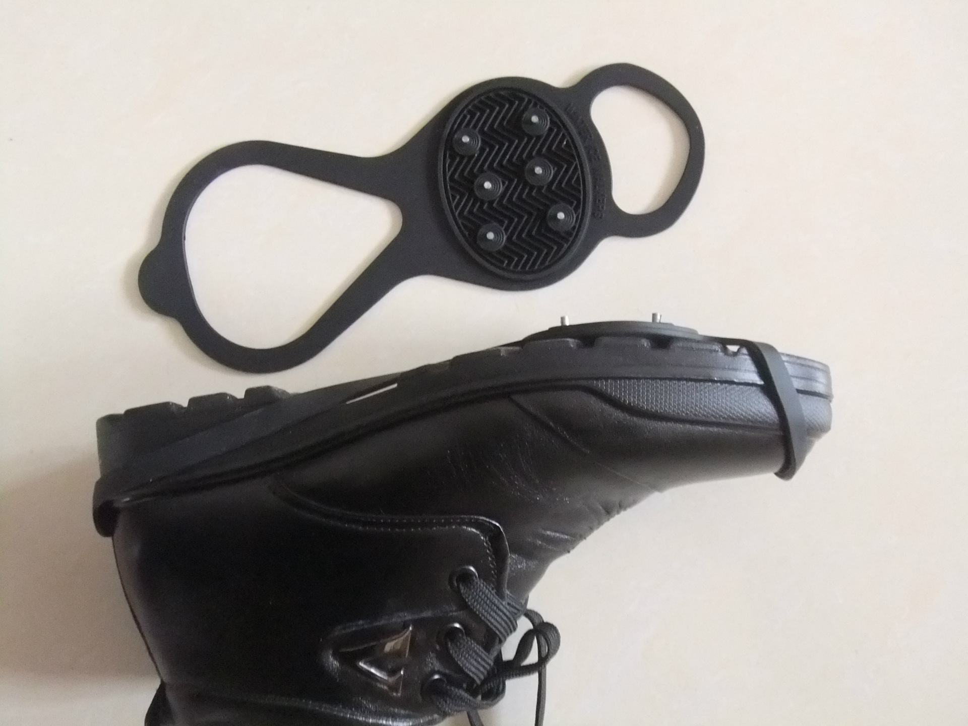 5齿简约实用超轻便携式硅胶防滑冰爪冬季户外雪地防滑鞋套定做