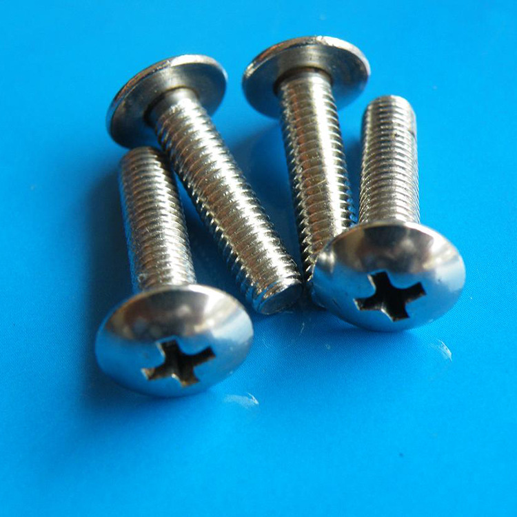 【厂家批发】扁圆头机螺钉 台阶螺丝 大扁头十字螺丝 非标螺丝