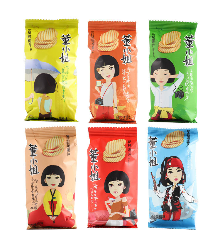 小王子董小姐烘烤薯片 一件五斤 散装称重 独立小包膨化休闲零食