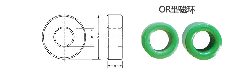抗干扰夹扣式磁环供应 镍锌抗干扰磁环扣式