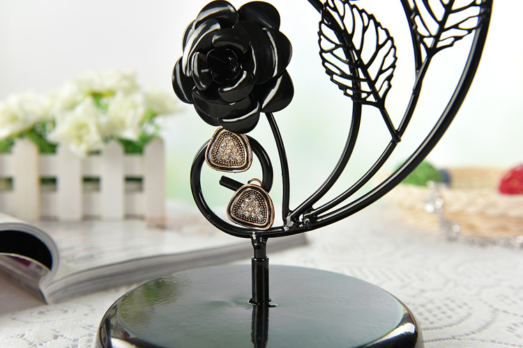 丹源批发 铁玫瑰花雨伞首饰架饰品展示架手链项链小货架 促销特价