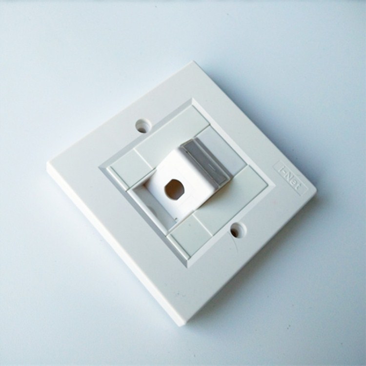 86型光纤信息面板 桌面盒 sc双口面板 一光两电桌面盒 fc插座面板