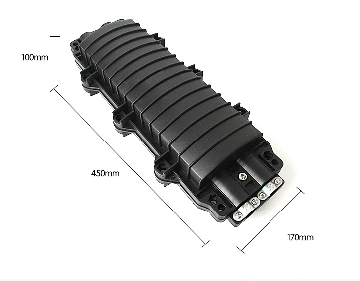 光缆接续盒 卧式 接续包 二进二出 室外防水 光纤接头盒