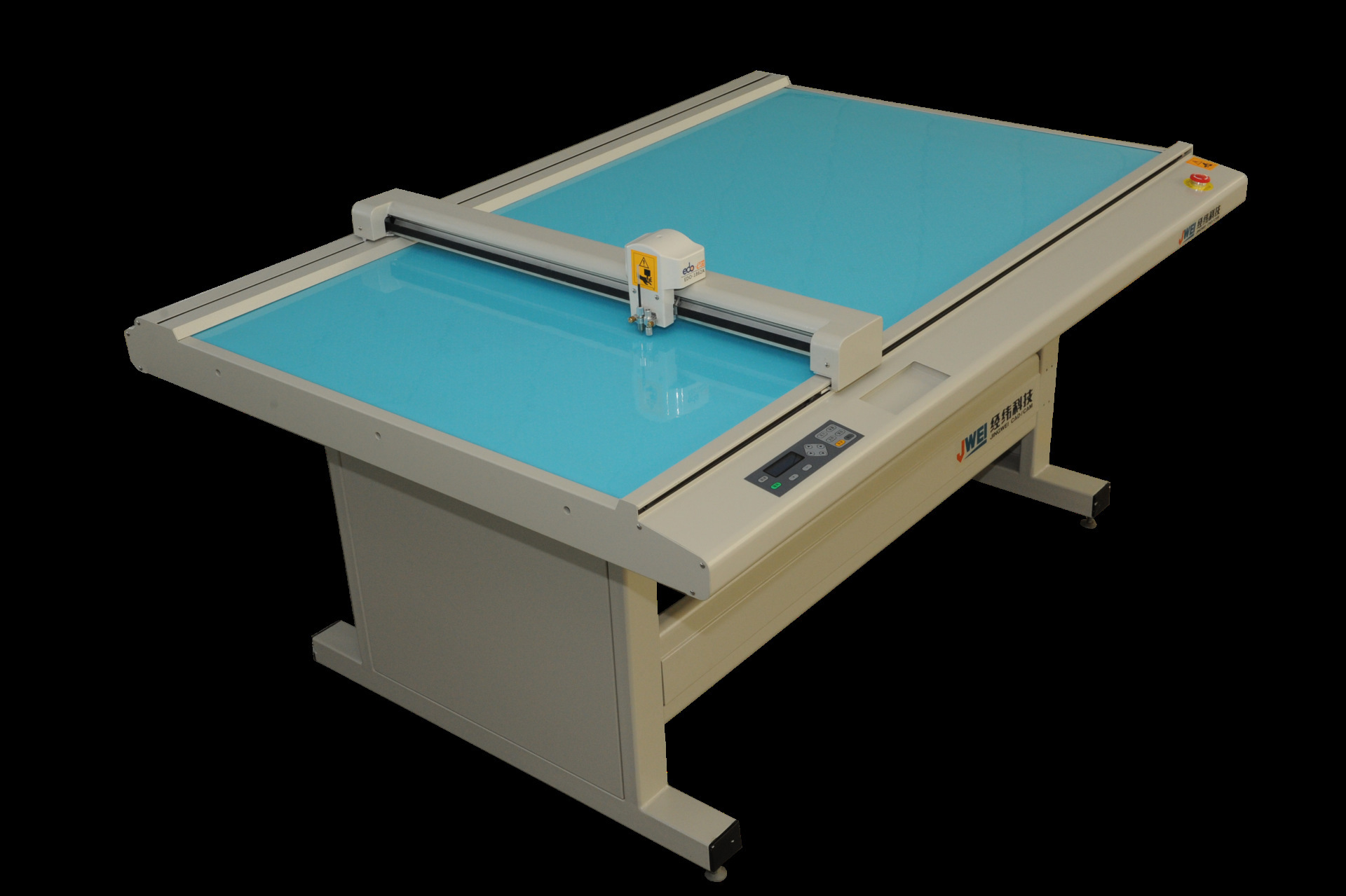 供宁波产的可切牛皮纸卡纸红硬皮质的服装箱包鞋样切割打样机