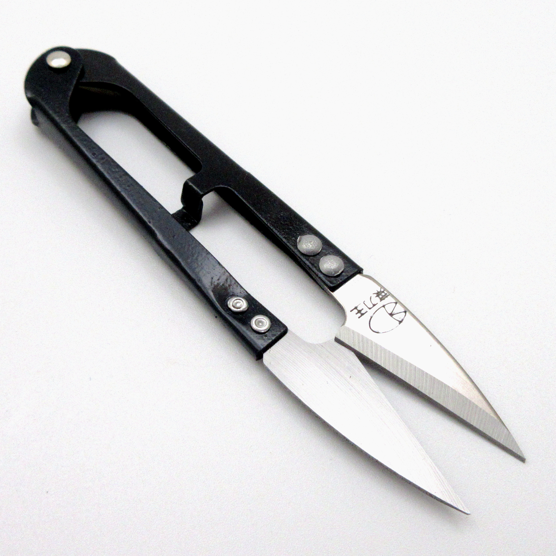 菜刀王纱剪 修线修布小剪刀 u型弹簧纱剪 十字绣小剪刀