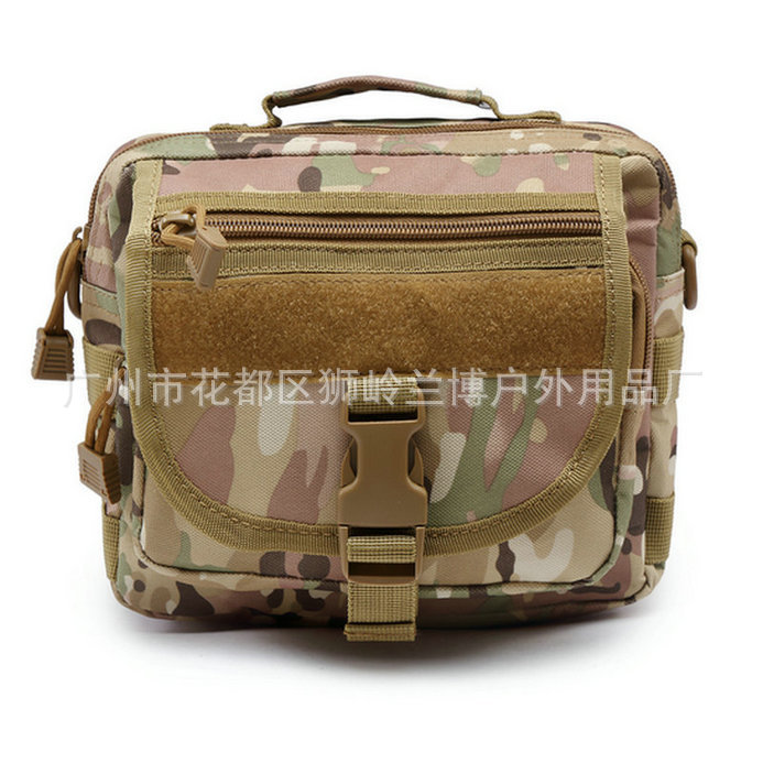 Military Fans Tactical Backpack Camouflage Shoulder Messenger Bag Multifunctional Outdoor Sports Slanting Hanging Bags Factory Direct Sales