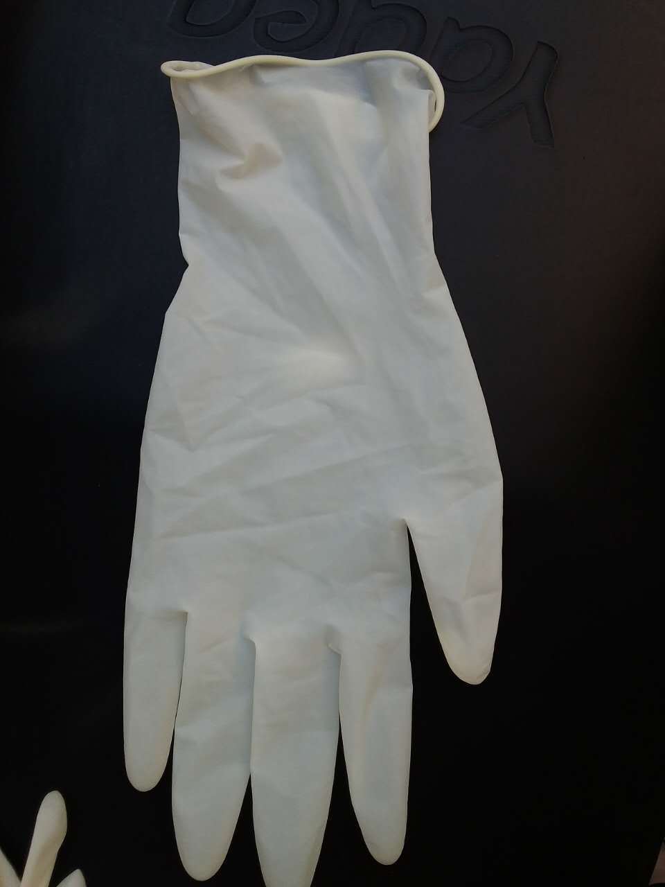 小额批发b级9寸一次性防静电清洁乳胶橡胶劳保防护手套 25双/捆