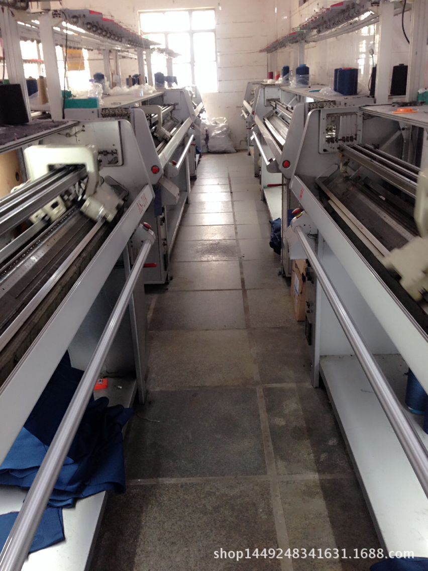 针织提花横机罗纹双面色织领子罗纹袖口1*1罗纹全面棉罗纹