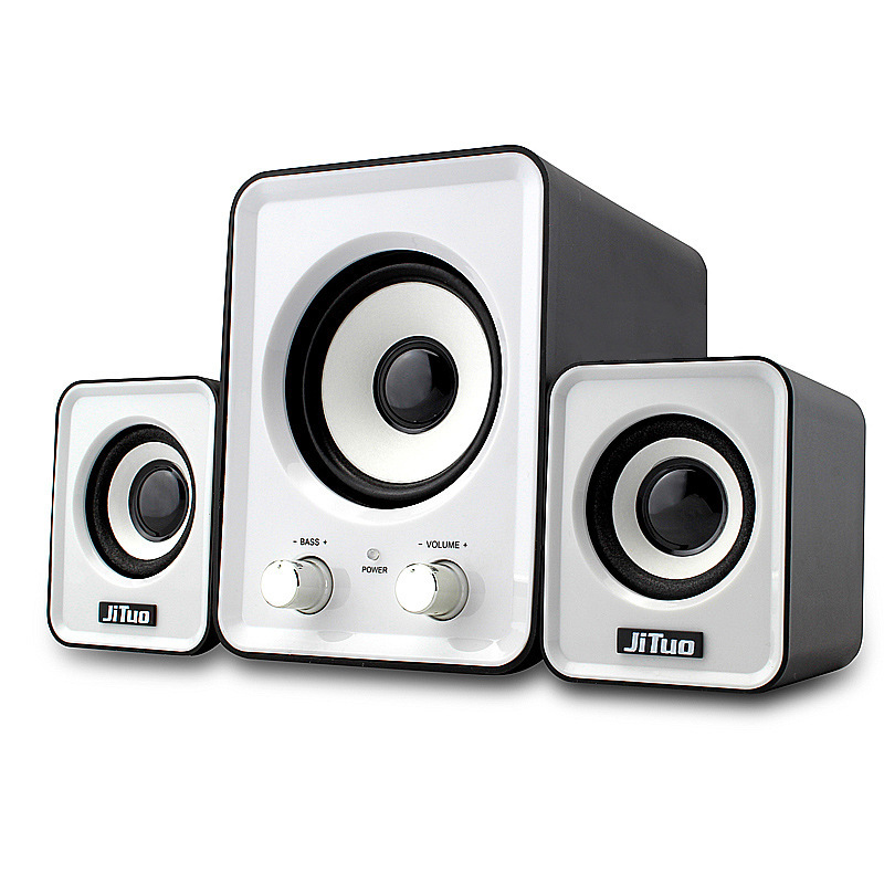 技拓jt2802 台式电脑 2.1usb迷你小音箱低音炮 笔记本组合音响