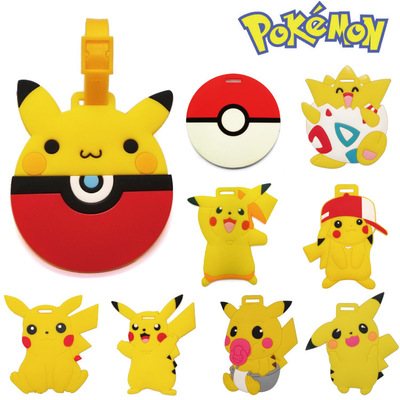 皮卡丘 比卡超 口袋妖怪 宠物小精灵 ピカチュウ pikachu 行李牌