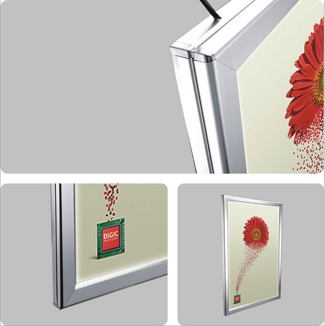 新华峰广告 超薄灯箱灯片制作 led发光字门头装修