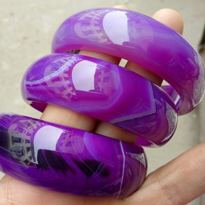 抑郁症紫色手环图片