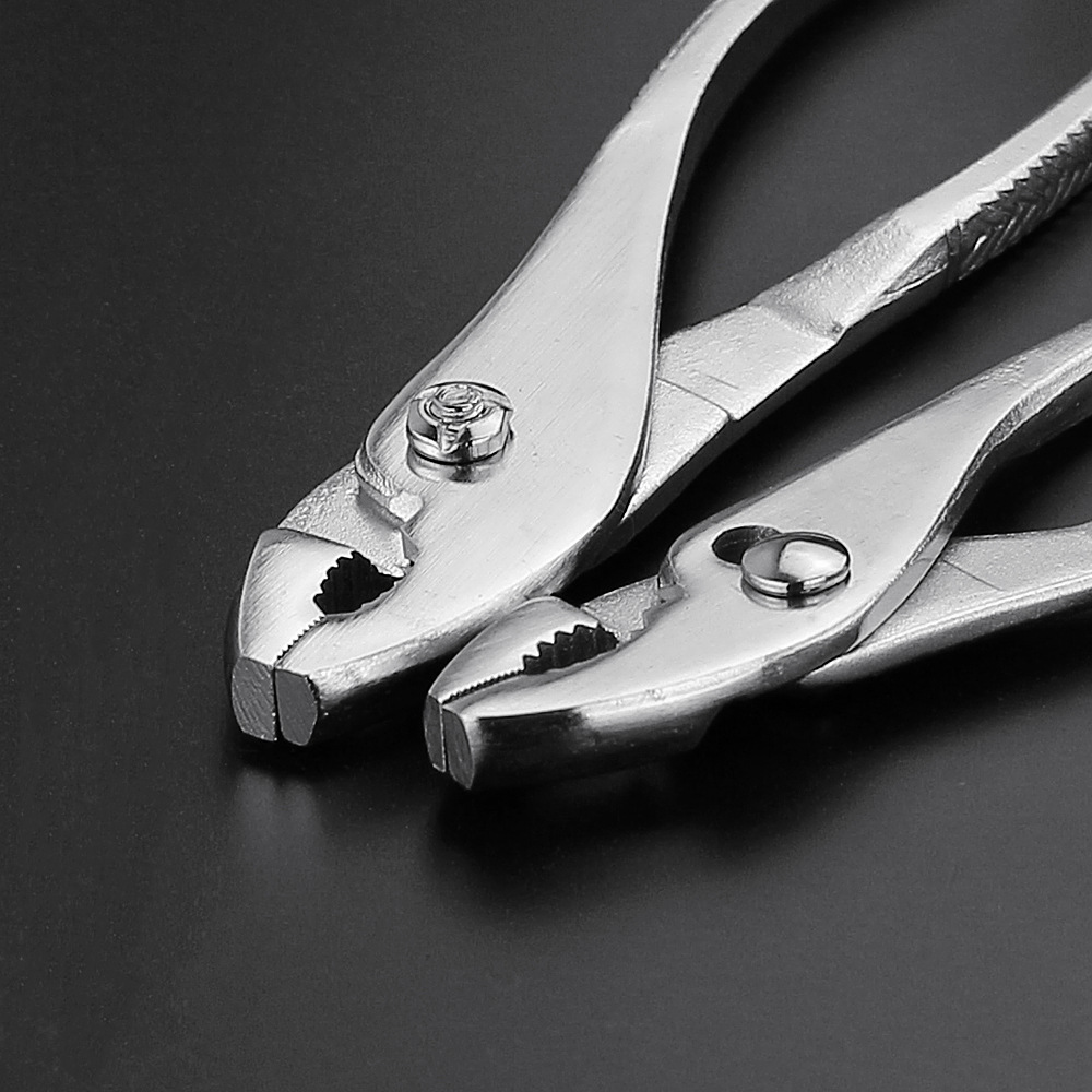 精工级 高碳钢 6寸 8寸 光柄鲤鱼钳 水管子钳 维修多功能钳子