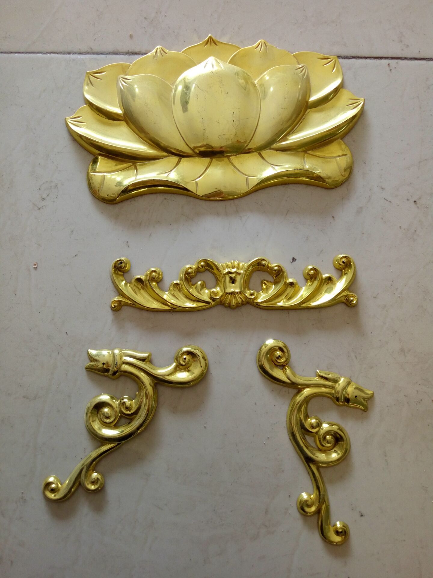 棺材装饰品 材前材后对联 寿字 奠字龙凤 床柜花 千顺殡葬用品