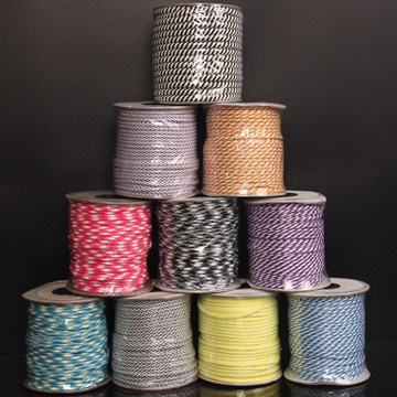 韩国进口3mm蜡线环保diy蜡绳黑色手工编织腊绳腊线项链绳厂家直销