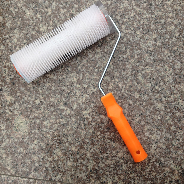 厂家批发环氧地坪漆消泡滚筒刷齿高28mm自流平水泥消泡滚筒便宜