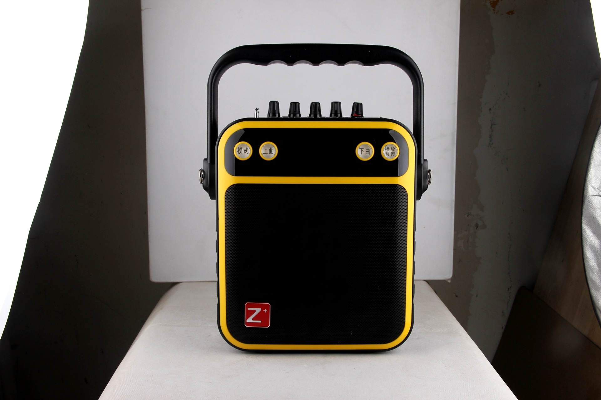 夏新q2手提音箱手提式蓝牙音箱广场舞电瓶音响插卡音箱教学扩音器