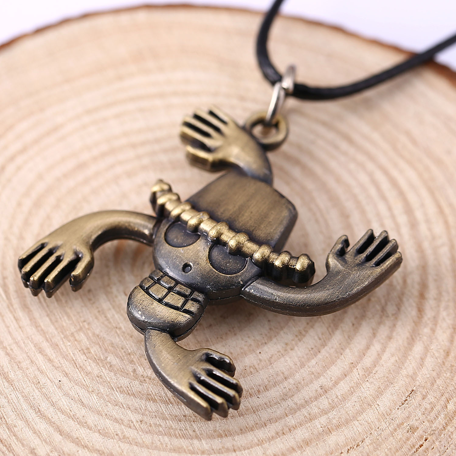 动漫周边onepice航海王 海贼王 罗宾古铜 合金饰品项链