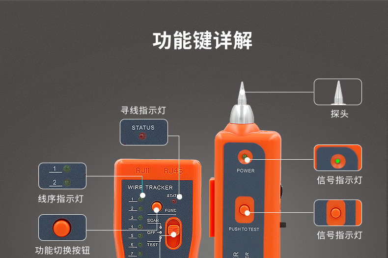 sg 加强版 网线测试器 寻线仪 寻线器 测线仪 查线器