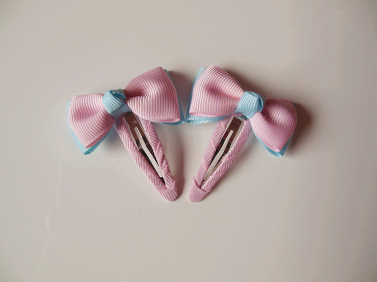 儿童发夹 丝带儿童发饰手工布艺蝴蝶结发箍儿童宝宝头饰套装