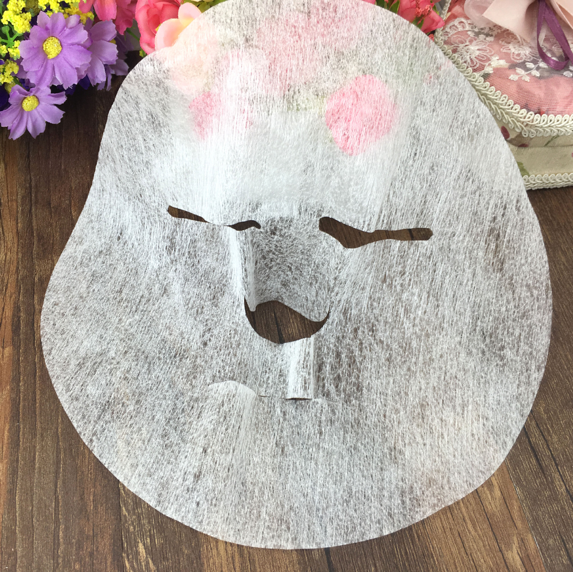 透薄款蚕丝面膜纸 天然隐形蚕丝diy面膜布批发 义乌百货