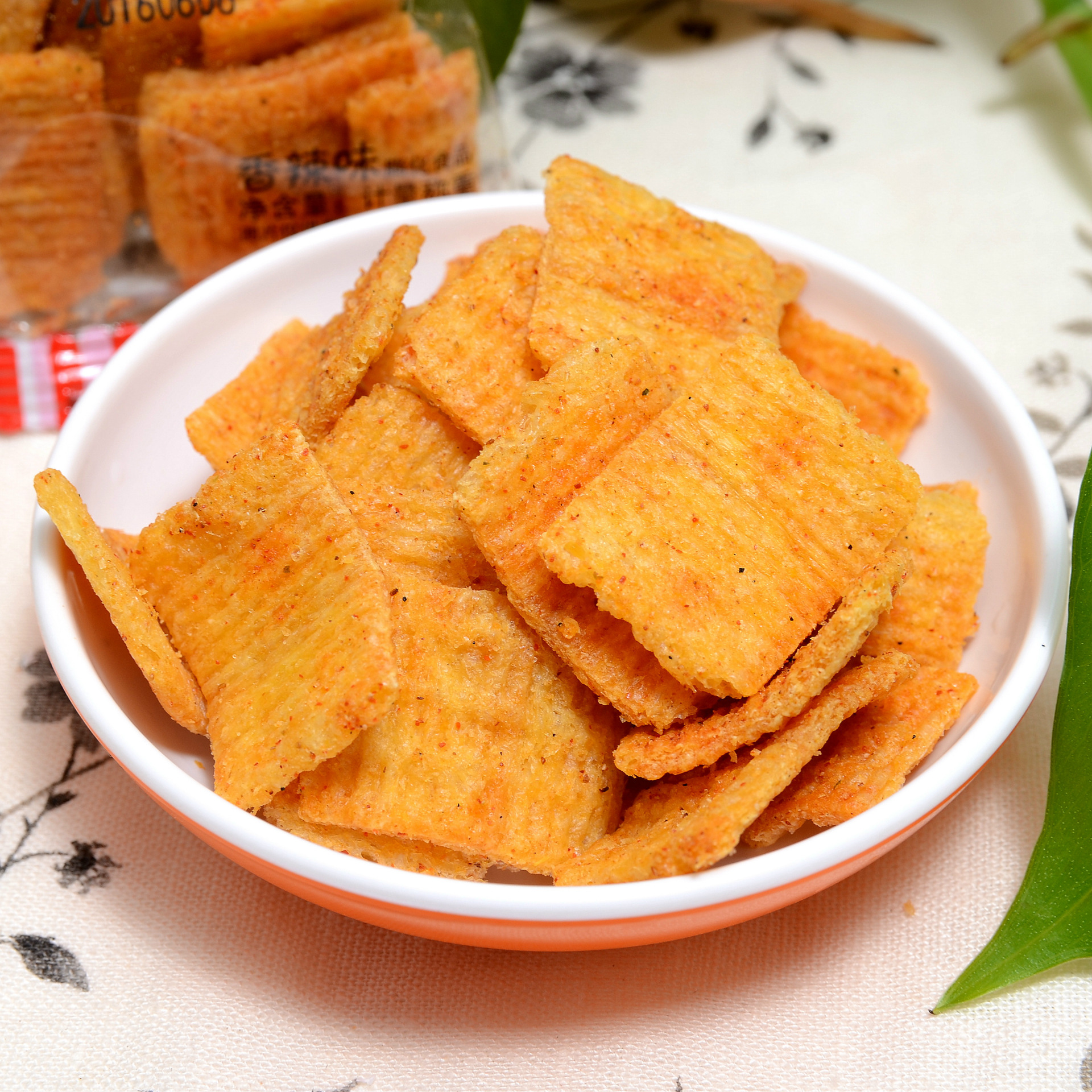 卡奇小米豆香锅巴 整箱2500g(约75小袋)散称膨化休闲零食品批发