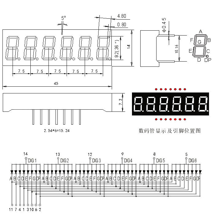 36英寸共阴共阳红光
