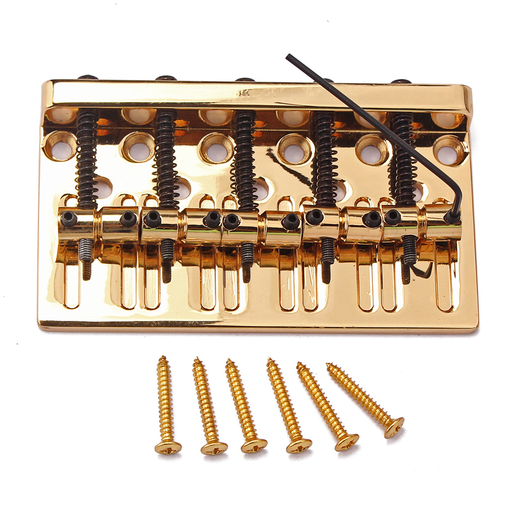 五弦贝斯拉弦板 电贝司琴桥 bass拉弦板 5弦贝司琴桥弦码