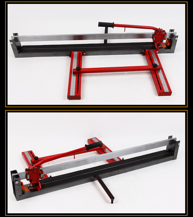【供销】割地板砖石材推刀 手推式地砖切割器 全槽钢地板砖切割机