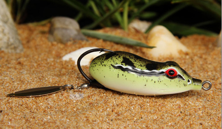 拓钓tf04b雷蛙60mm/14g单钩软蛙鱼饵路亚饵假饵雷强黑鱼饵渔具