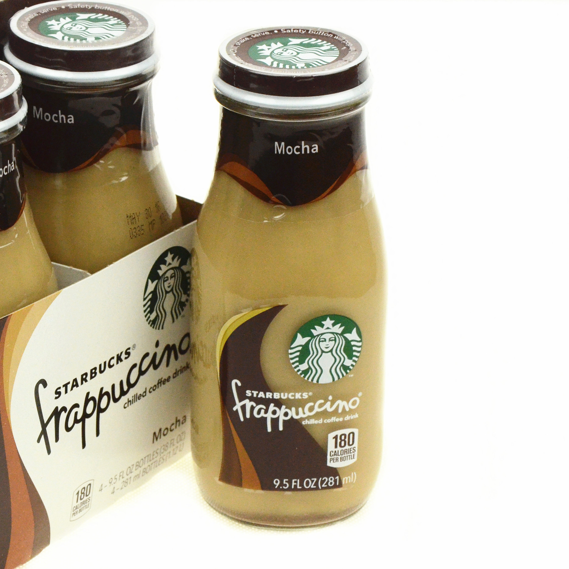 美国原装进口星巴克星冰乐瓶装即饮咖啡3种口味281ml*24瓶/箱