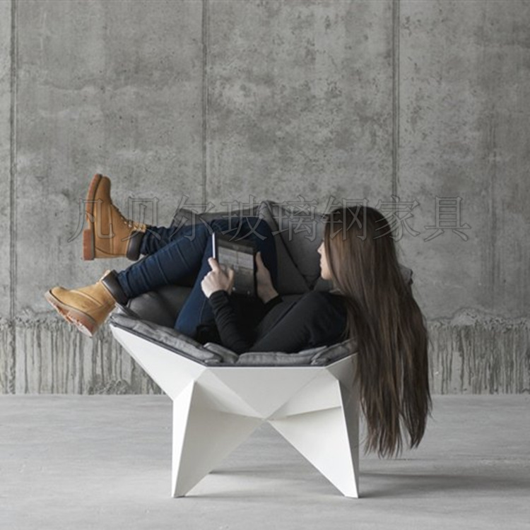 玻璃钢厂家直销 玻璃钢家具 玻璃钢休闲椅 球形薄壳结构休闲椅