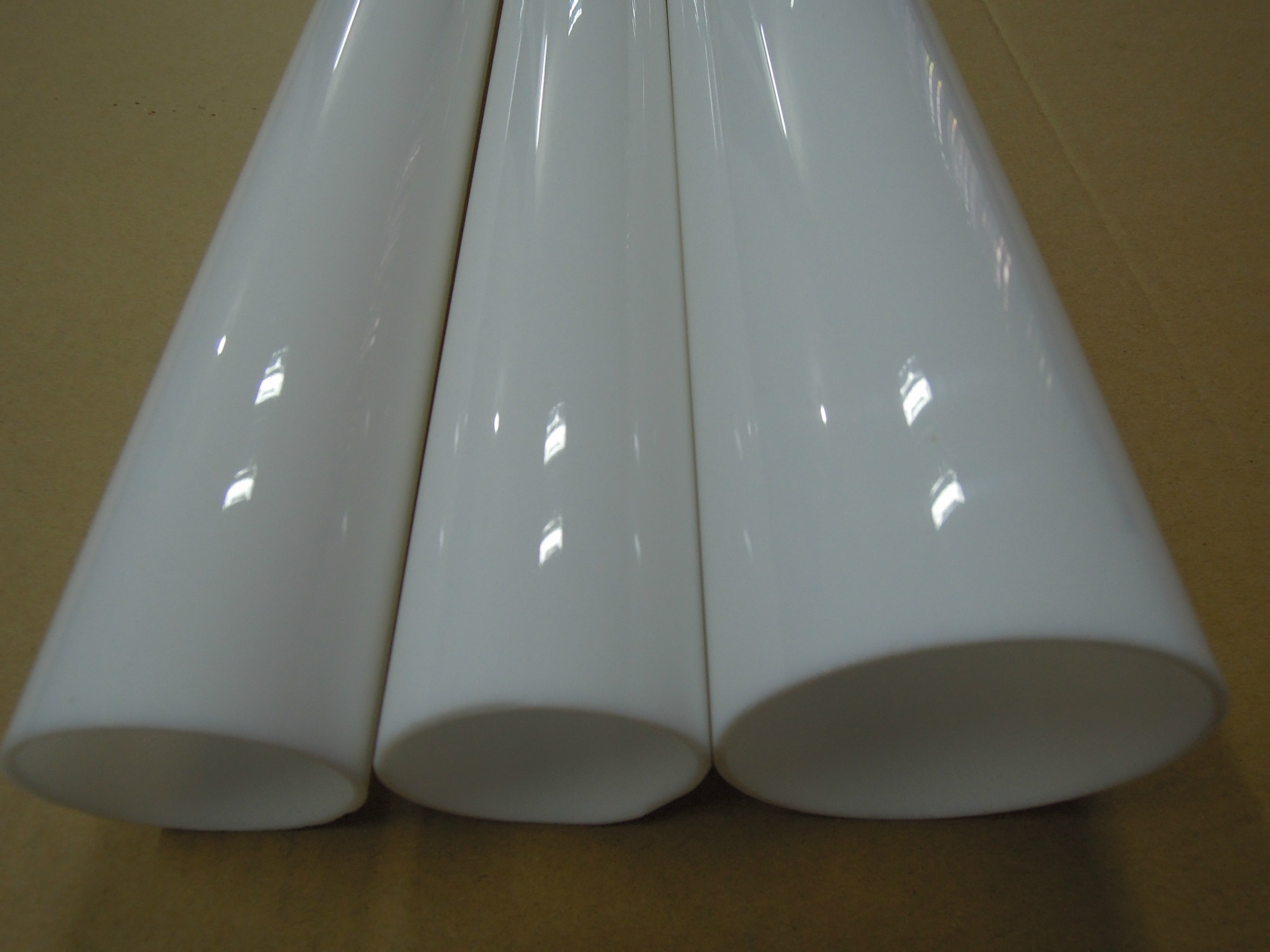 led灯管白色亚克力管灯罩灯壳透明有机玻璃pc护栏塑料管定制