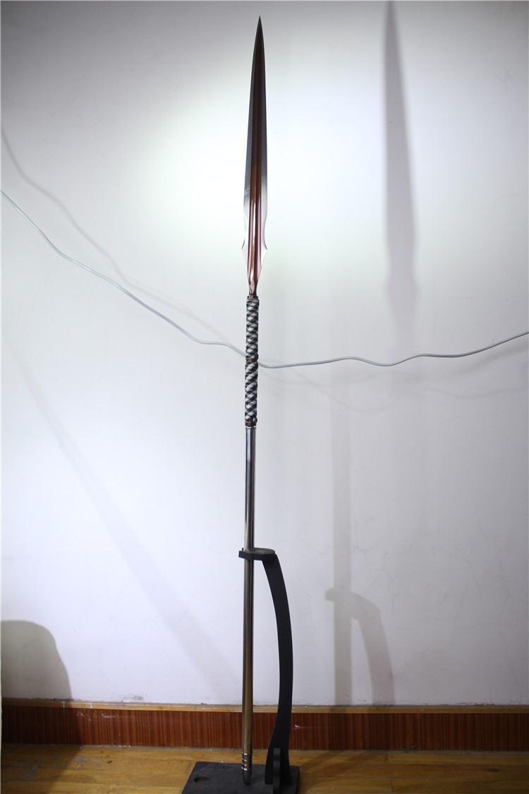 龙泉华影刀剑宝剑赵云枪红缨枪十八般兵器汉剑武术表演枪未开刃