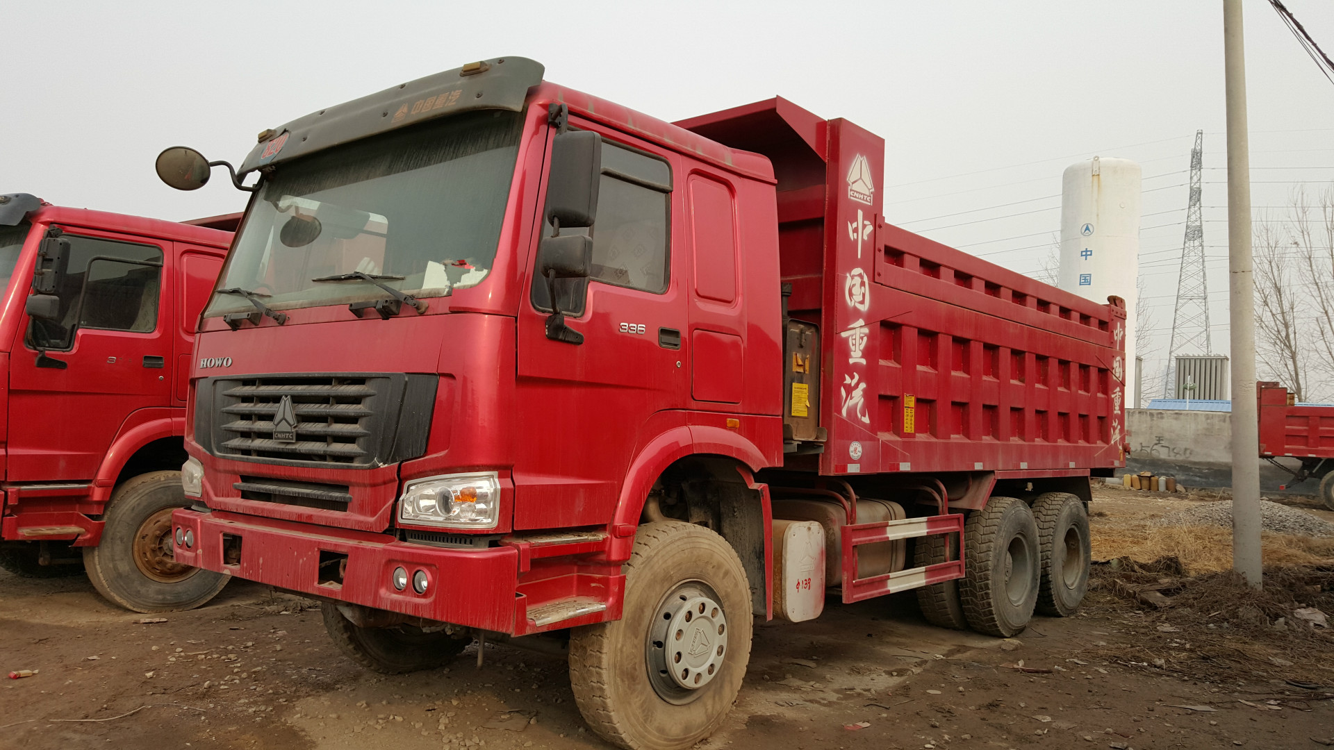 二手豪沃前四后八工程车,二手豪沃双驱后八轮工程自卸车,翻斗车