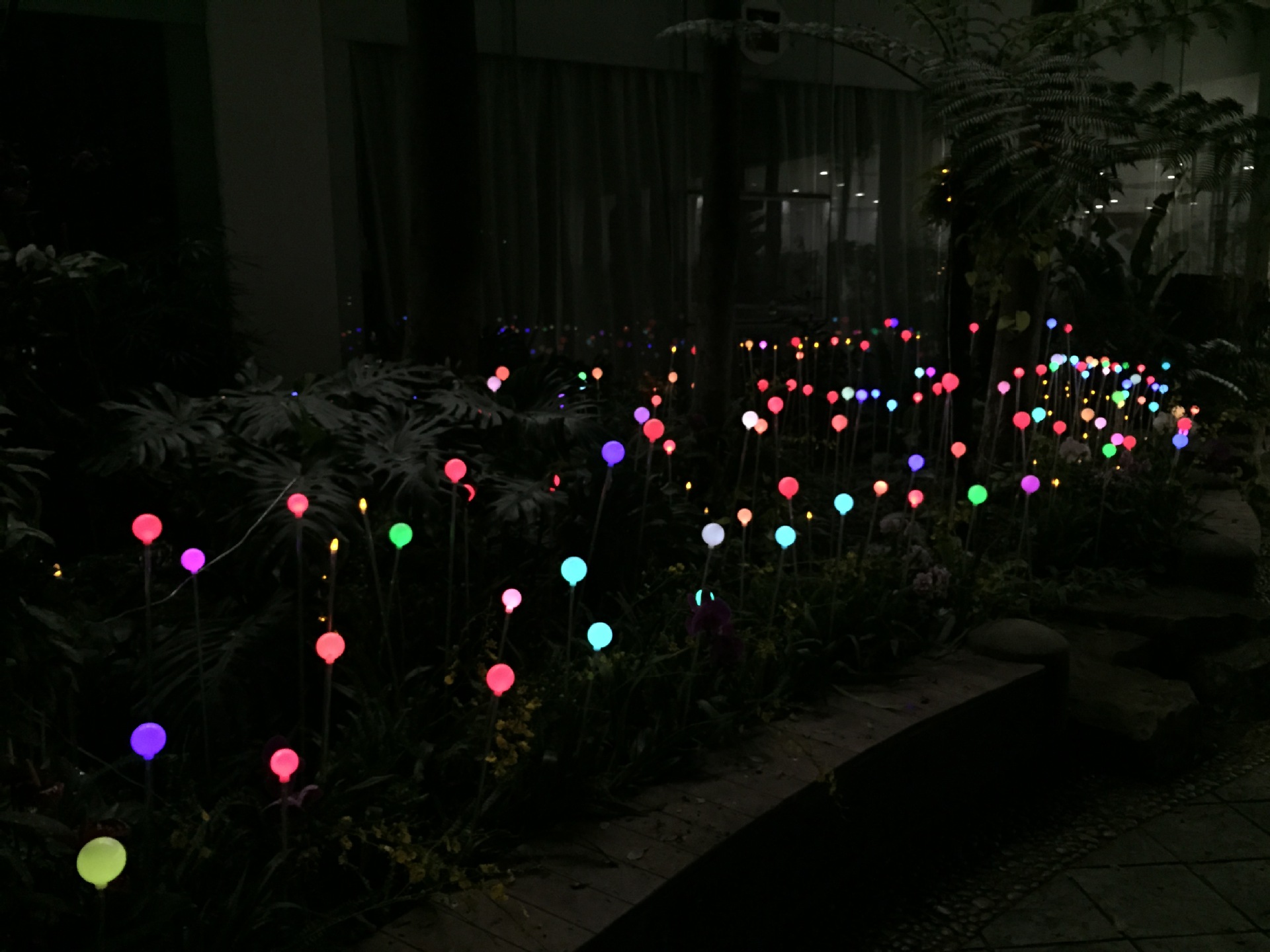 圆球灯 户外防水pc杆芦苇灯 公园庭院地插灯 草坪亮化景观灯