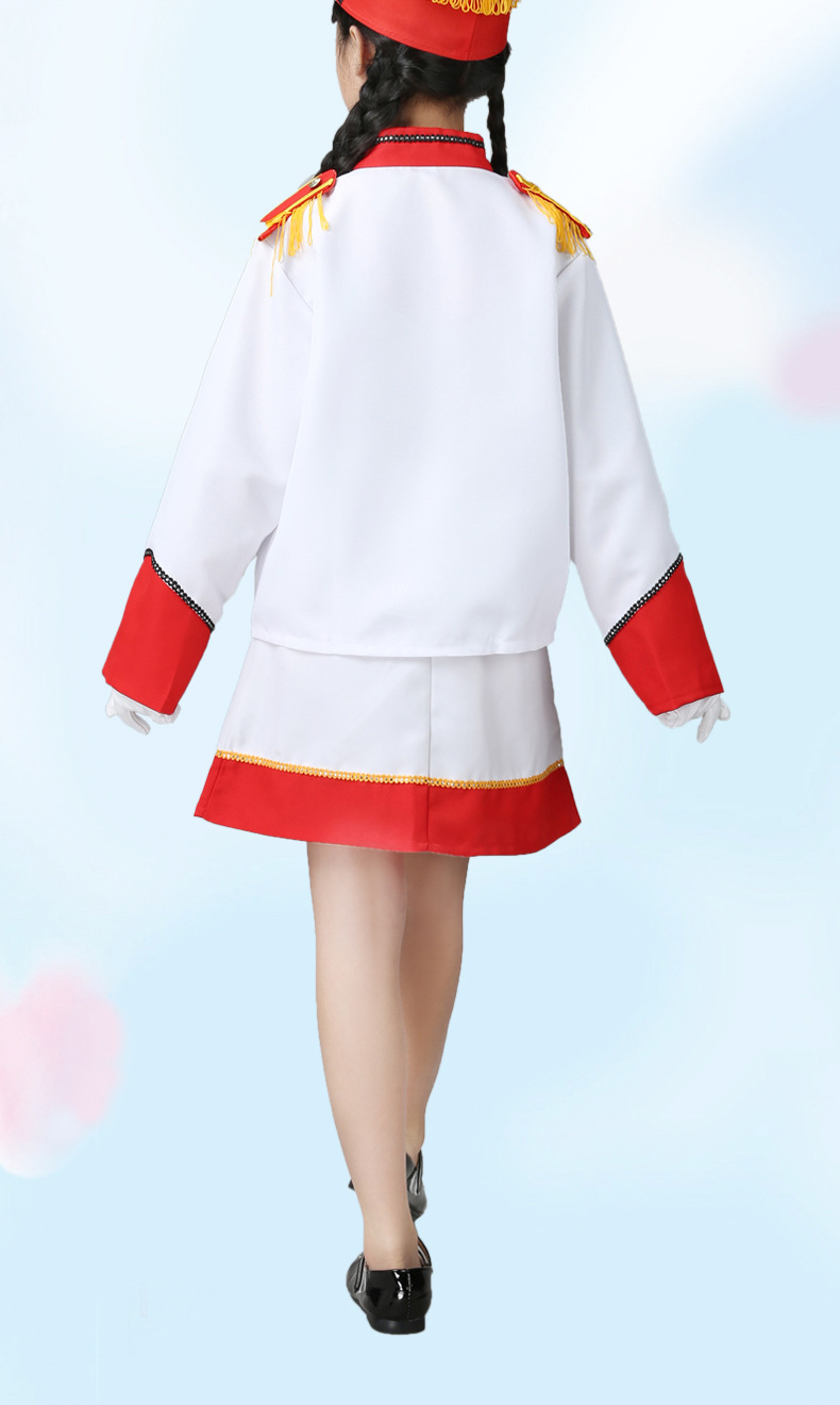 新款鼓号队服装儿童演出鼓号服中小学生幼儿园升旗手服管乐队服装