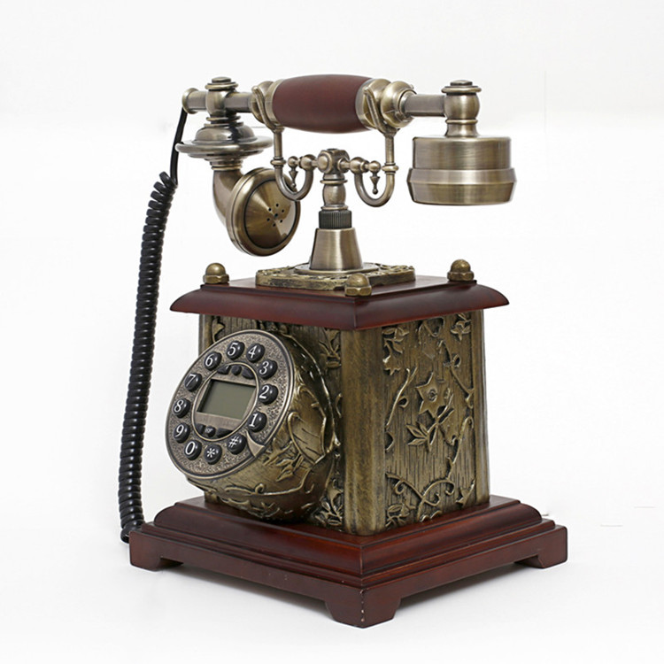 至臻复古电话仿古电话机欧式老式电话古董电话座机礼品来电显示