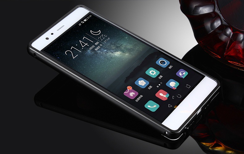 华为p9plus手机壳g9青春版lite保护外套p8标准金属边框镜面防摔硬