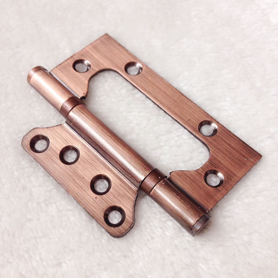 4寸铁红古子母合页 钢木门合页卧室门门铰室内门锁五金配件两片价