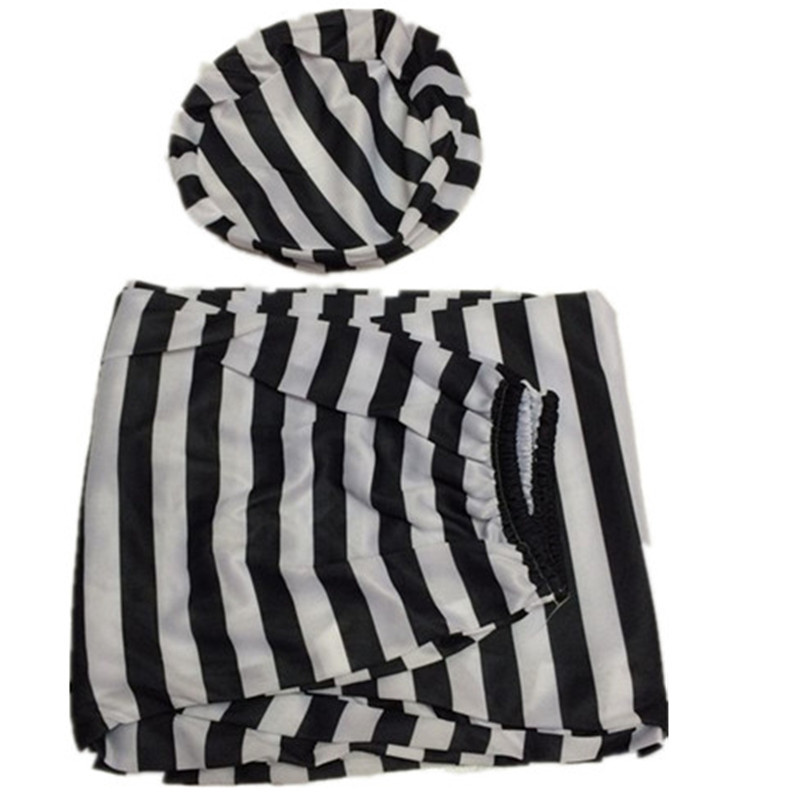 新款万圣节舞会演出服装cosplay囚犯服装表演服装成人男女囚服