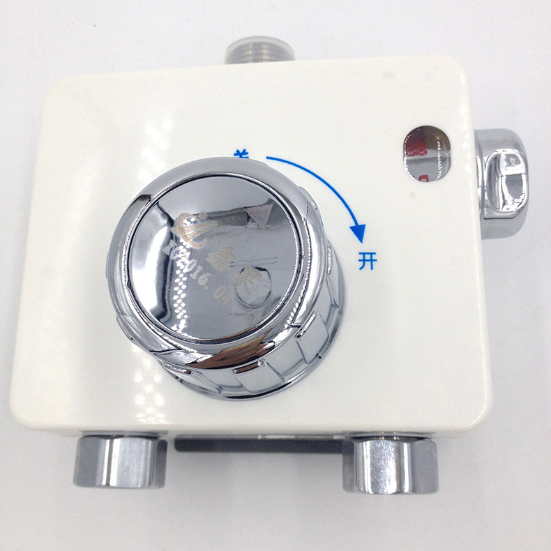 太阳能热水器方体恒温阀 淋浴花洒冷热水龙头带上水阀开关