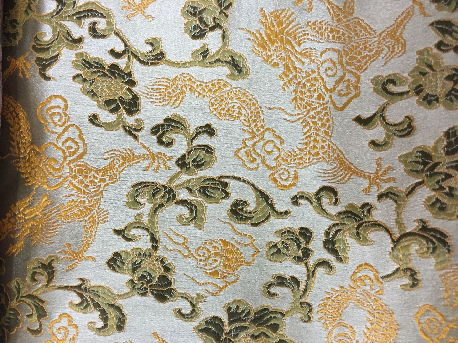 布料 仿古唐装丝绸旗袍服装面料热销 厂家家纺用布锦缎面料批发