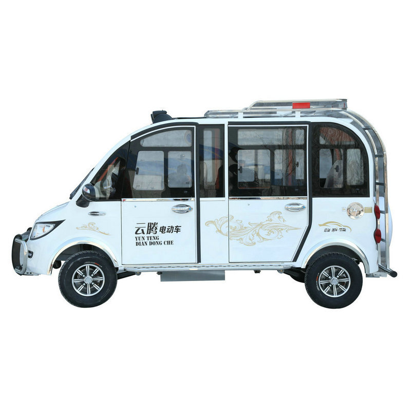 热销 豪华大王子四轮四座电动车 白色电动轿车 电动代步车