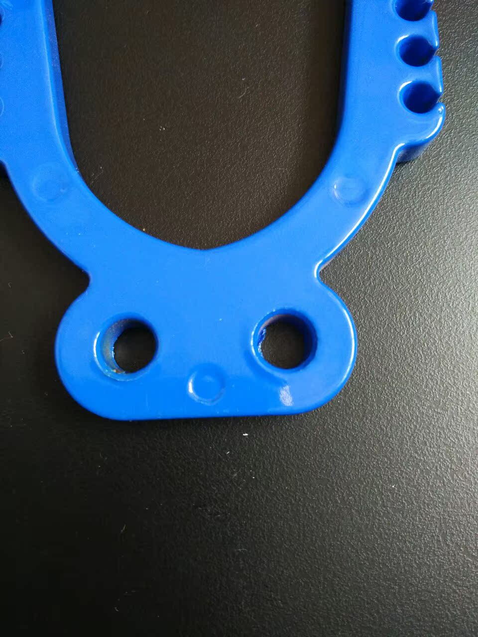 蓝色风暴滑膛弹弓弓门 蓝色风暴弓头 铝合金材质