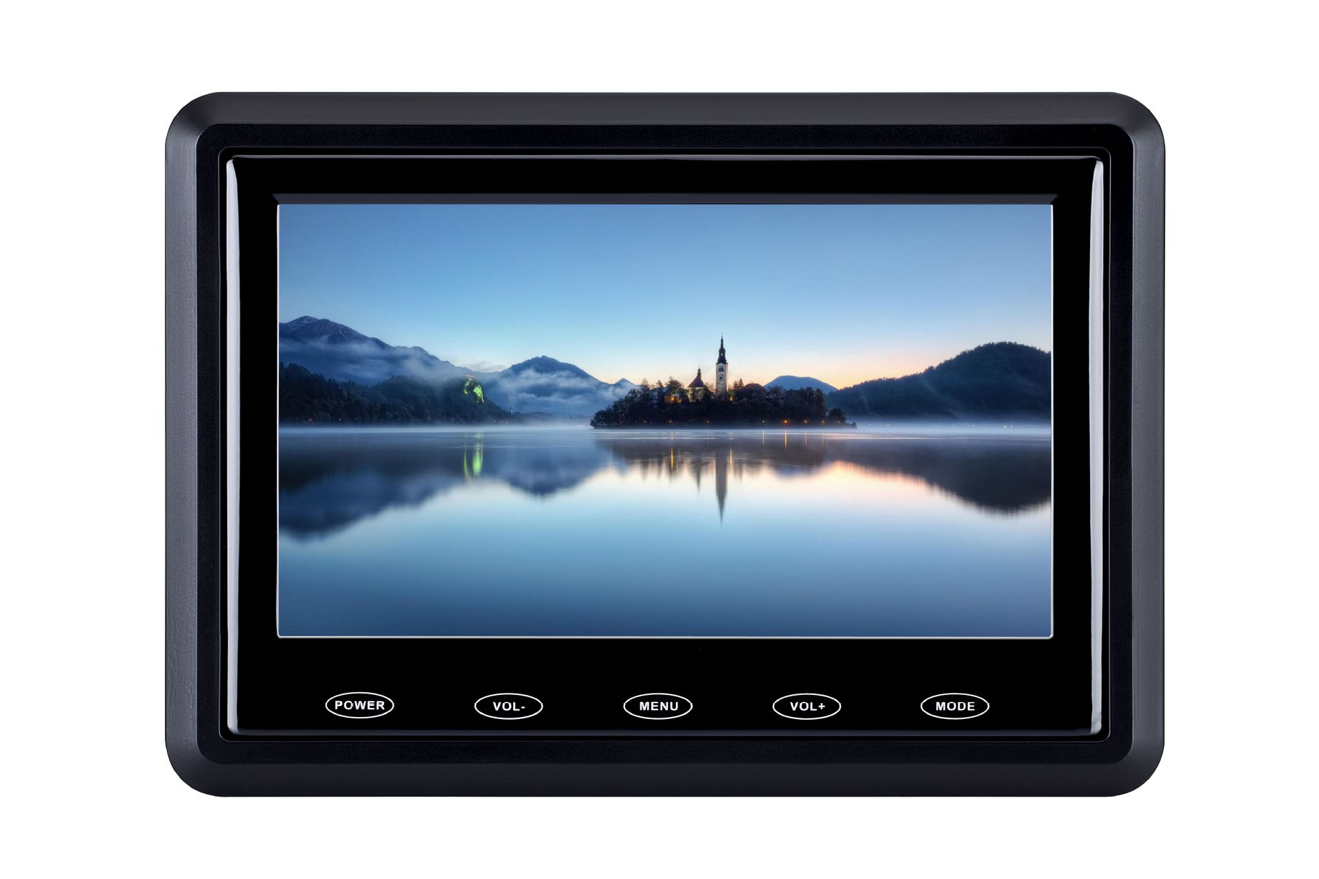 7寸数字屏车载带头枕框av显示器