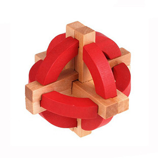 厂家直销 开发大脑益智类鲁班锁各类孔明锁 孔明球