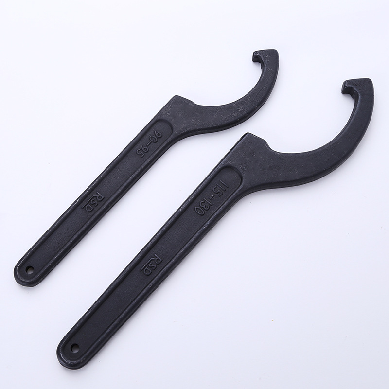 奥邦45#钢钩型扳手 圆螺母扳手多规格钩型扳手月牙扳手 260-280