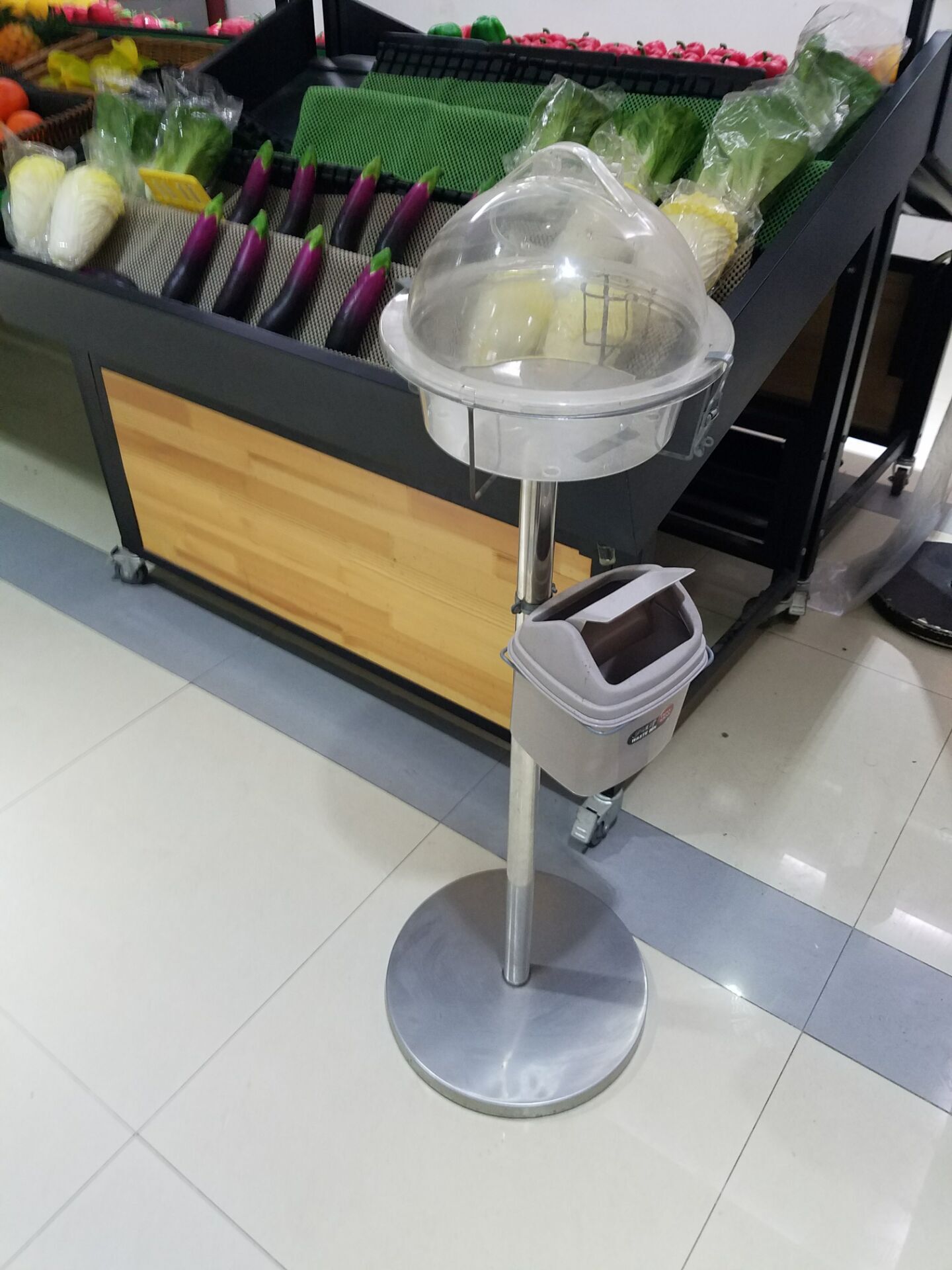 厂家供应超市试吃台/水果品尝台/超市试吃盒/食品促销台